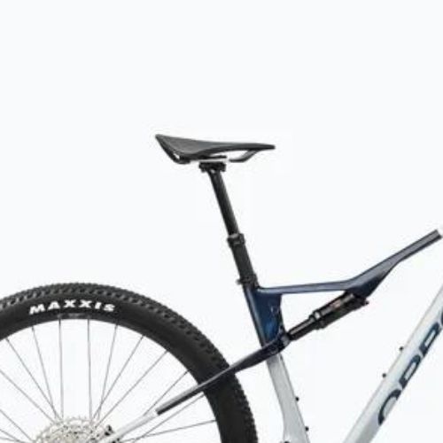 Horský bicykel Orbea Oiz M30 2024 halo silver/blue carbon view