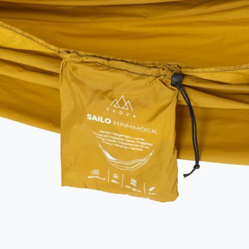 Hamak turistický KADVA Sailo Hammock ultralight žltý