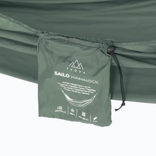 Turistická hojdacia sieť KADVA Sailo Hammock zelená