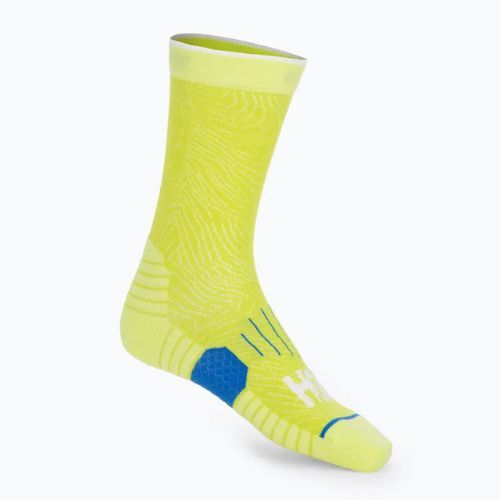 HOKA Crew Run Sock 3 páry diva blue/ice water/evening primrose bežecké ponožky
