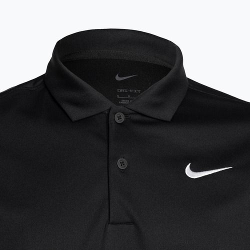 Pánske tenisové tričko Nike Court Dri-Fit Polo Solid black/white