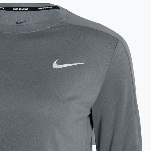 Dámske bežecké tričko s dlhým rukávom Nike Dri-Fit Crew-Neck smoke grey