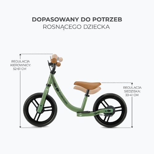 Odrážadlo  Kinderkraft cross-country bicykel Space green