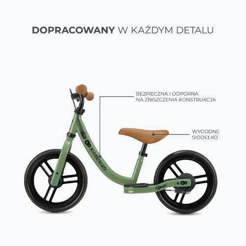 Odrážadlo  Kinderkraft cross-country bicykel Space green