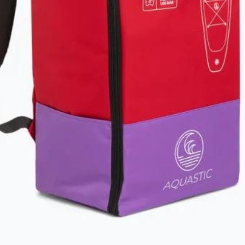 Batoh na SUP dosku AQUASTIC Touring 12'6" board backpack red