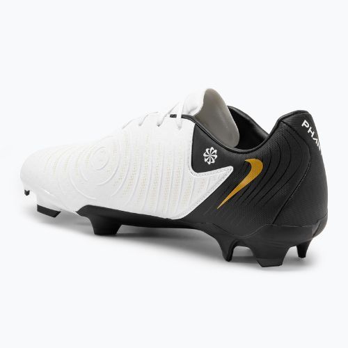 Kopačky Nike Phantom GX II Academy FG/MG biela / metalická zlatá minca / čierna