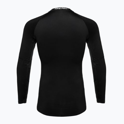 Pánske tričko Nike Pro Dri-Fit Tight Fitness Longsleeve black/white
