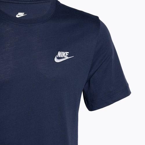 Pánske tričko Nike Sportswear Club black midnight navy/white