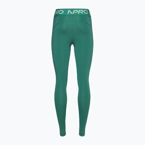 Dámske tréningové legíny Nike Pro Dri-FIT Mid-Rise 7/8 Graphic bicoastal/vapour green/white