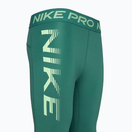 Dámske tréningové legíny Nike Pro Dri-FIT Mid-Rise 7/8 Graphic bicoastal/vapour green/white