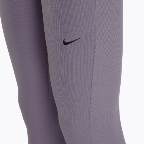 Dámske legíny Nike Sportswear Chill Knit Mini-Rib Flared daybreak/black