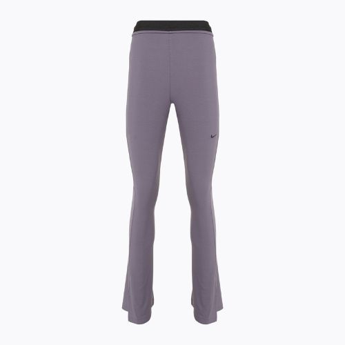 Dámske legíny Nike Sportswear Chill Knit Mini-Rib Flared daybreak/black