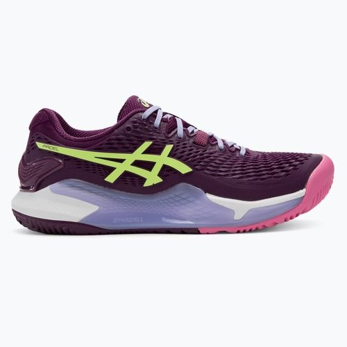 Dámska pádlová obuv ASICS Gel-Resolution 9 deep mauve/lime green