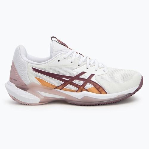 Dámska tenisová obuv ASICS Solution Speed FF 3 Clay white/dusty mauve