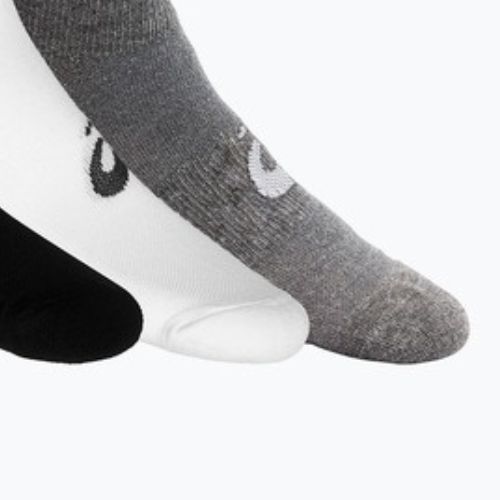 Ponožky na behanie ASICS Quarter 3 pary black/grey/white