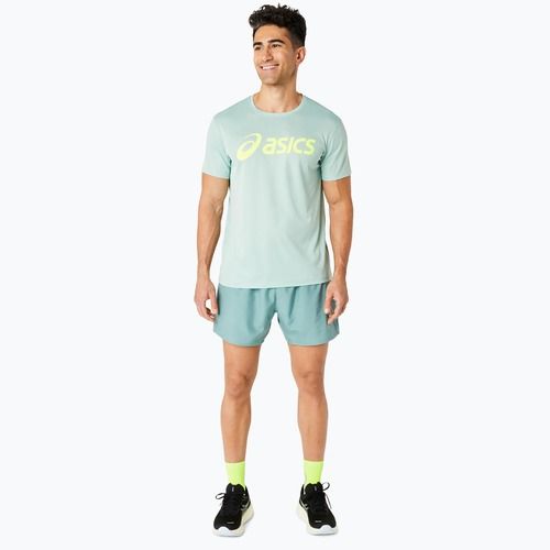 Pánske bežecké tričko ASICS Core Top light celadon/safety yellow