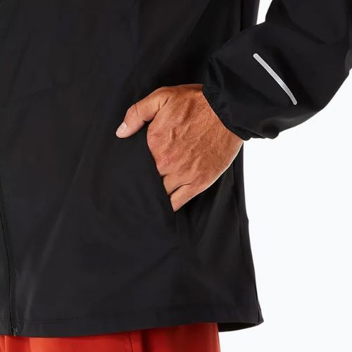Pánska bežecká bunda ASICS Icon performance black / stadium orange