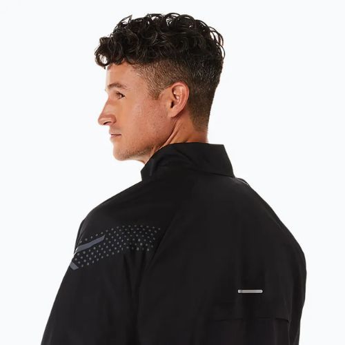 Pánska bežecká bunda ASICS Icon performance black / stadium orange