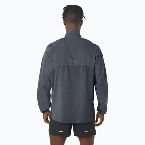 Pánska bežecká bunda ASICS Icon carrier grey / safety yellow