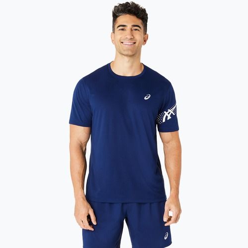 Pánske bežecké tričko ASICS Icon Top blue expanse/brich