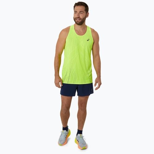 Pánske šortky na behanie ASICS Metarun 5IN blue expanse