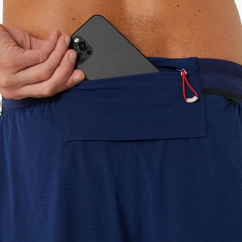 Pánske šortky na behanie ASICS Metarun 5IN blue expanse