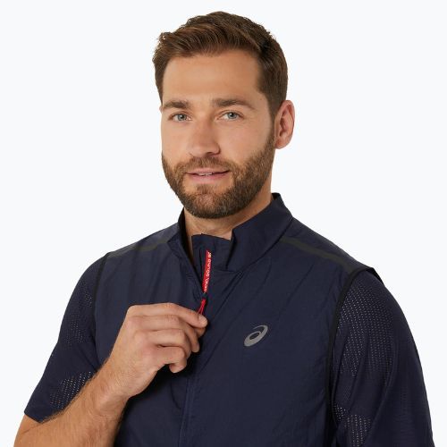 Pánska vesta na behanie  ASICS Metarun Packable Gilet midnight