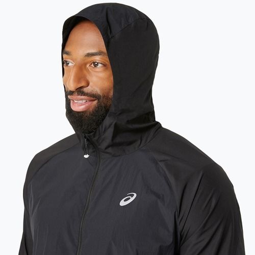 Pánska bežecká bunda ASICS Road Packable performance black