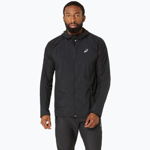 Pánska bežecká bunda ASICS Road Packable performance black