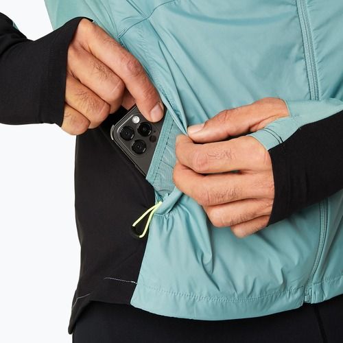 Pánska bežecká bunda ASICS Road Winter celadon