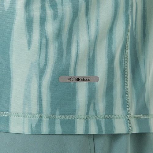 Pánske bežecké tričko ASICS Road All Over Print Top light celadon/celadon