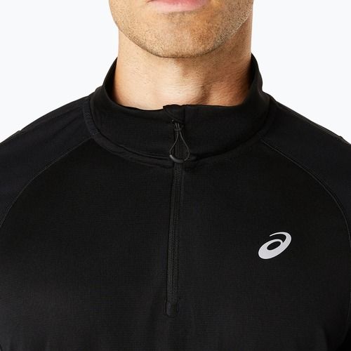 Pánsky bežecký rukáv ASICS Road Lite-Show 1/2 Zip performance black