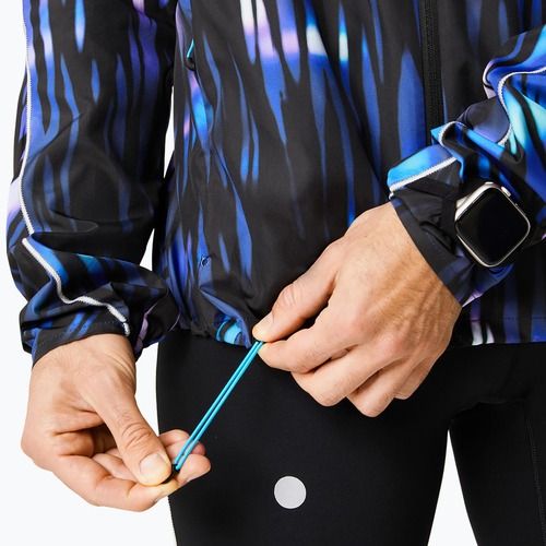 Pánska bežecká bunda ASICS Road Lite-Show Packable blue expanse