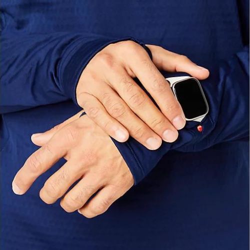 Pánska bežecká mikina ASICS Road Winter 1/2 Zip Mid Layer blue expanse