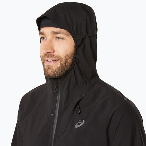 Pánska bežecká bunda ASICS Metarun Waterproof performance black