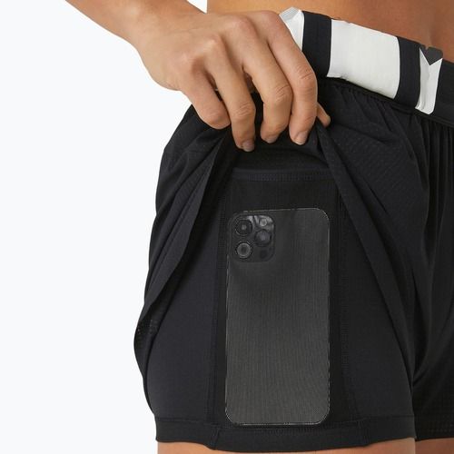 Dámske bežecké šortky ASICS Metarun Split performance black