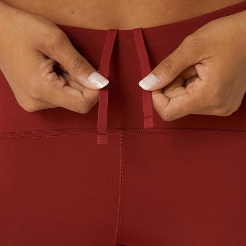 Dámske bežecké legíny ASICS Road High Waist tmavočervené