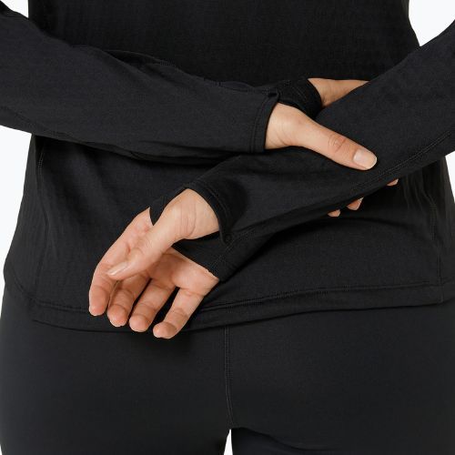 Dámska bežecká mikina ASICS Road Winter 1/2 Zip Mid Layer performance black