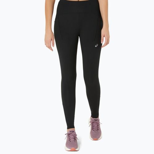 Dámske bežecké legíny ASICS Road Winter High Waist performance black