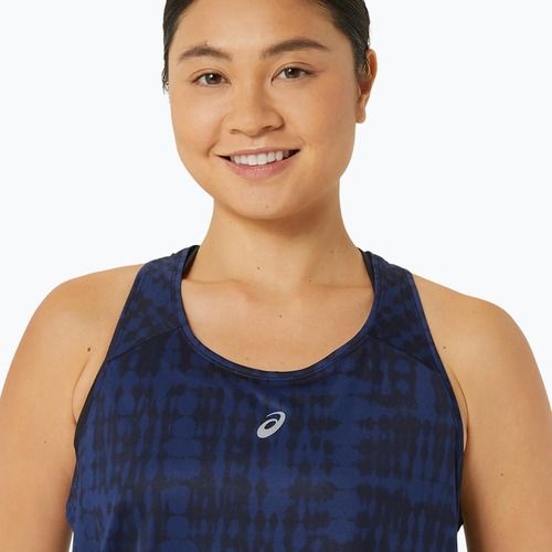 Dámske bežecké tielko ASICS Road All Over Print Tank midnight