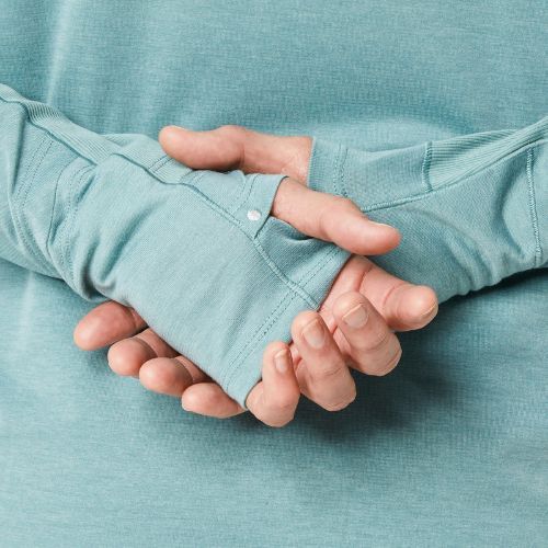 Dámska bežecká mikina ASICS Metarun Winter LS Hoodie celadon