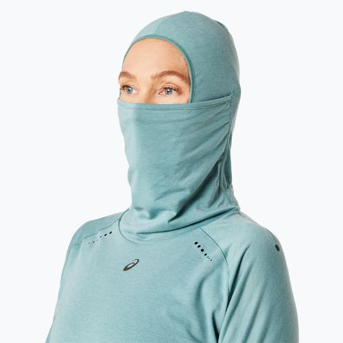 Dámska bežecká mikina ASICS Metarun Winter LS Hoodie celadon