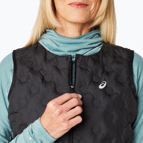 Dámska vesta na behanie ASICS Nagino Run Padded Gilet performance black