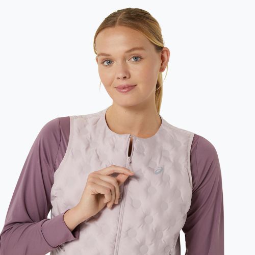 Dámska vesta na behanie ASICS Nagino Run Padded Gilet watershade rose