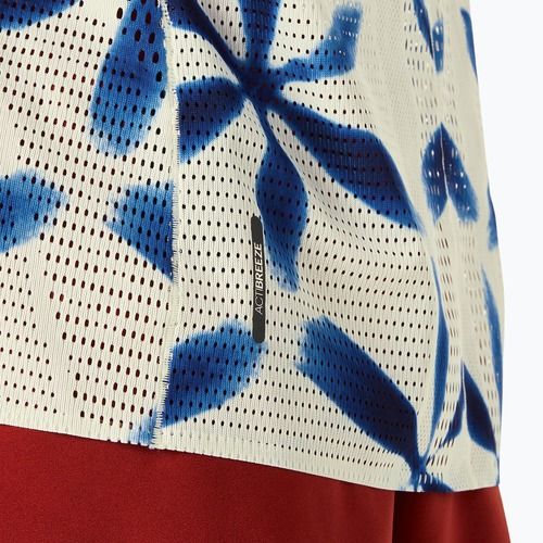 Dámske bežecké tričko ASICS Metarun Shibori Top brich/blue expanse