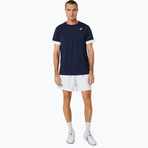 Pánske tenisové tričko ASICS Court SS Top midnight/brilliant white
