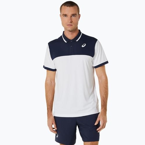 Pánske tričko ASICS Court Polo brilant white/midnight