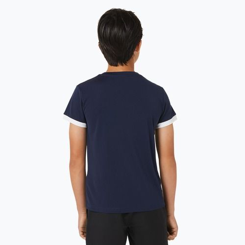 Detské tenisové tričko ASICS midnight/brilliant white