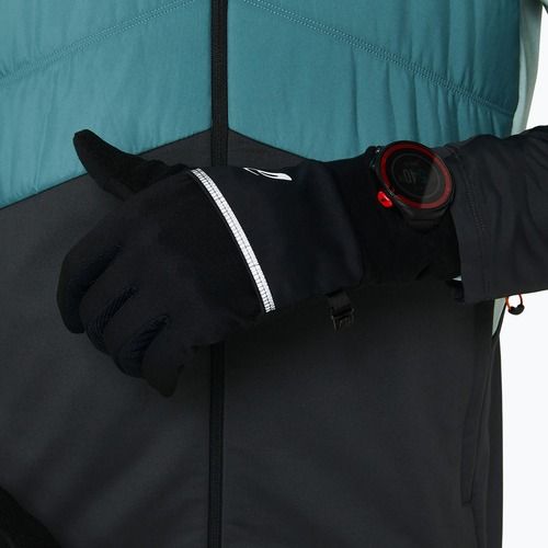 Pánske rukavice ASICS  Wind-Block Running performance black