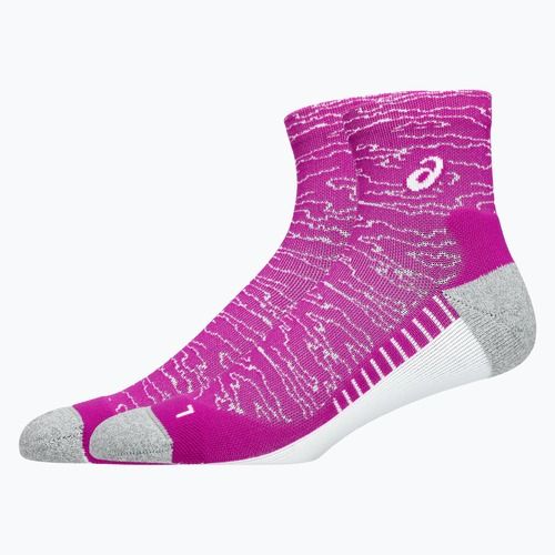 Ponožky na behanie ASICS Performance Run Quarter bold magenta